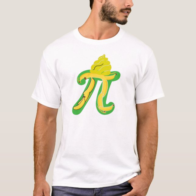 Banana Cream Pie Pi T-Shirt (Vorderseite)