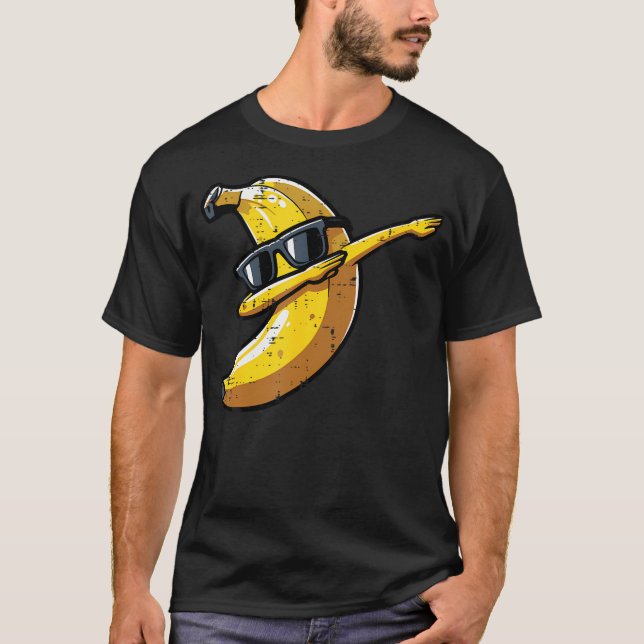 Banana Dab Sunglasses Cute Fruit Dance Boys Kids M T-Shirt (Vorderseite)