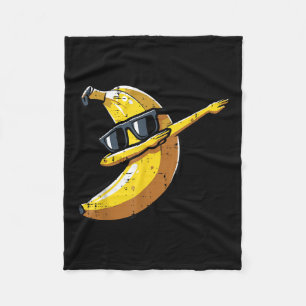 Banana Dab Sungles Niedlich Fruchttanzjungs Kinder Fleecedecke