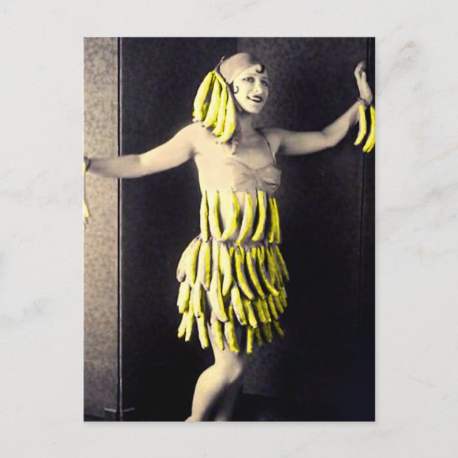 Banana Dress Postkarte (Vorderseite)
