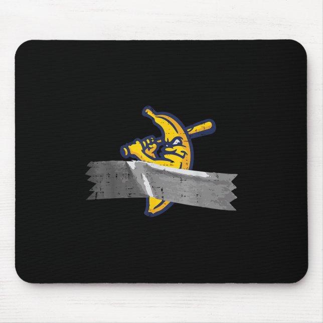 Banana Duct Tape Funny Frucht Meme Men Boys Kind Mousepad (Vorne)