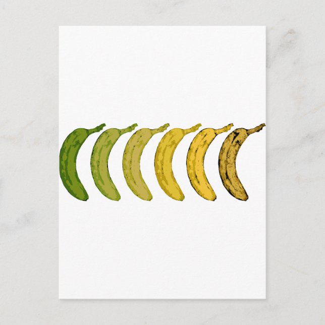 Banana-Evolution Postkarte (Vorderseite)