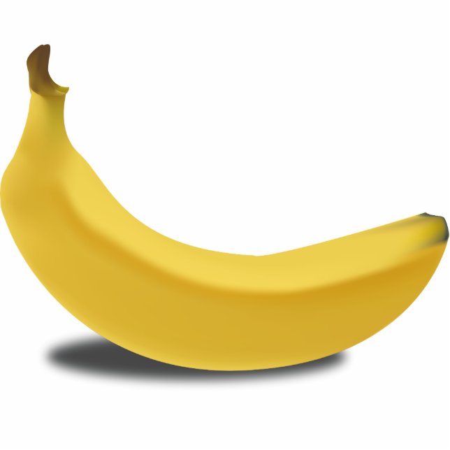 Banana Freistehende Fotoskulptur (Vorne)