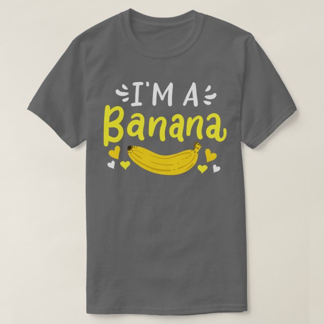 Banana Frucht Banana Kostüm T-Shirt (Design vorne)