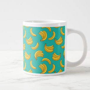 Banana Frucht Fun Muster Jumbo-Tasse