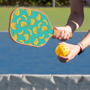 Banana Frucht Fun Muster Pickleball Schläger
