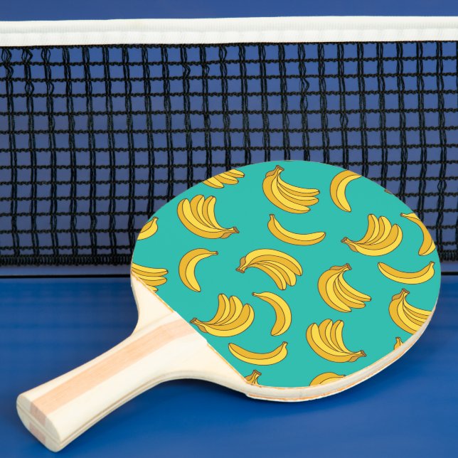 Banana Frucht Fun Muster Tischtennis Schläger (InSitu)