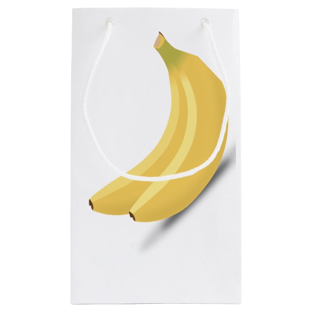 Banana Fruchtgeschenktasche Kleine Geschenktüte (Rückseite)
