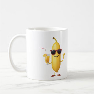 Banana Fun Frohes Urlaub Tropisches Party Kaffeetasse