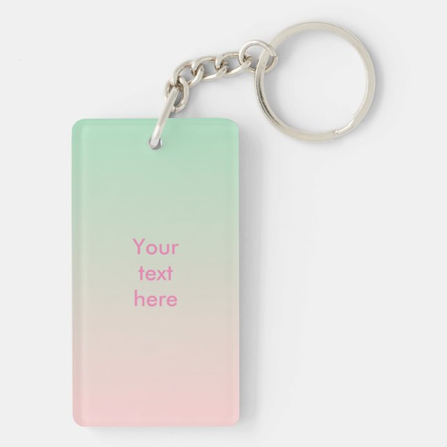 Banana Gay Pride Freiheit Herz Schlüsselanhänger (Rückseite)