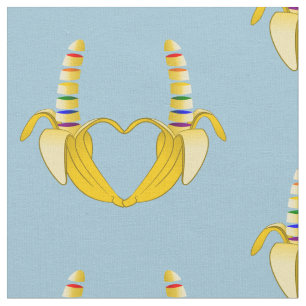 Banana Gay Pride Freiheit Herz Stoff