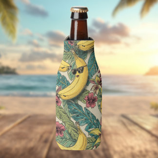 Banana Groove | Funky tanzende Banane Retro-Cartoo Flaschenkühler