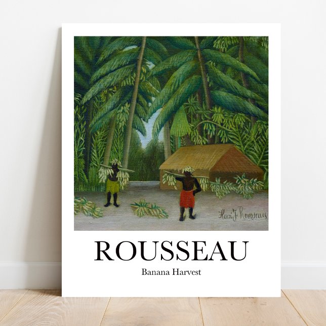 Banana Harvest von Henri Rousseau Poster (Jungle Escape: Own Rousseau's "Banana Harvest." Vibrant art poster)