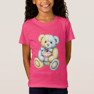 Banana-Heidelbeere-Kuchen Teddy von Natasha Us T-Shirt