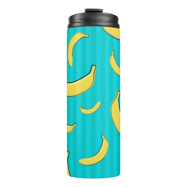 Banana Illustration Thermosbecher (Vorderseite)