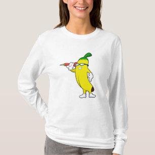 Banana in Darts mit Dart T-Shirt