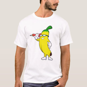 Banana in Darts mit Dart T-Shirt