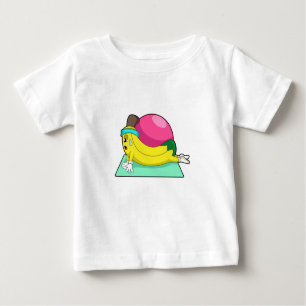 Banana in der Yoga-Fitness Baby T-shirt