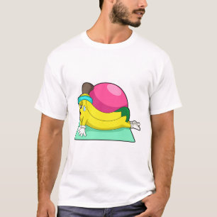 Banana in der Yoga-Fitness T-Shirt