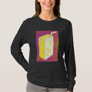 Banana Juice Box Farbenfrohe Lärm Vaporwave T-Shirt