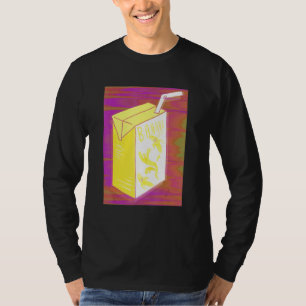 Banana Juice Box Farbenfrohe Lärm Vaporwave T-Shirt