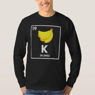 Banana K Kalium Joke Vegetarier Vegan T-Shirt