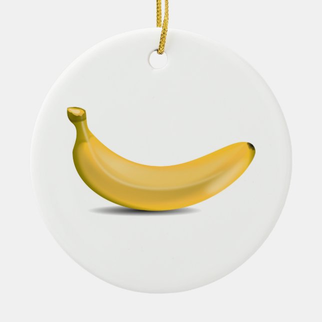Banana Keramik Ornament (Vorne)
