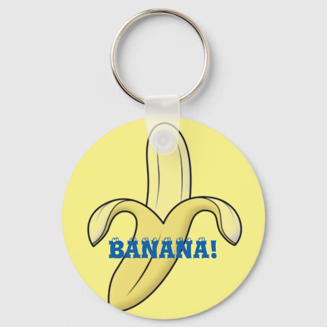 Banana Keyring. Schlüsselanhänger (Vorderseite)