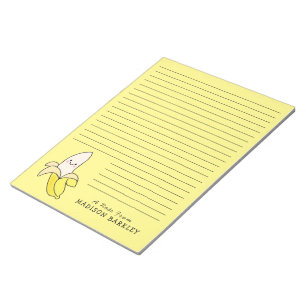 Banana Kids Niedliches Kawaii-Stationäres Notepad Notizblock