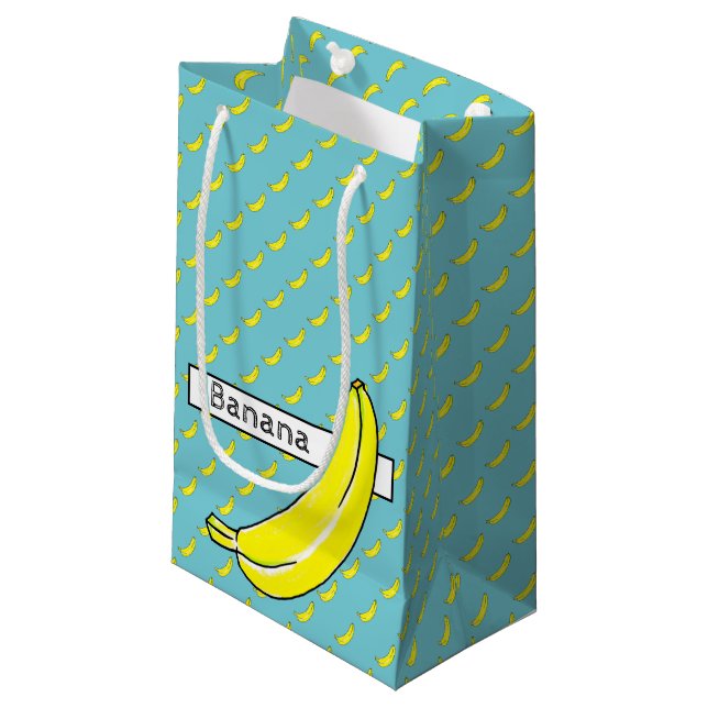 Banana Kleine Geschenktüte (Vorderseite Schrägansicht)