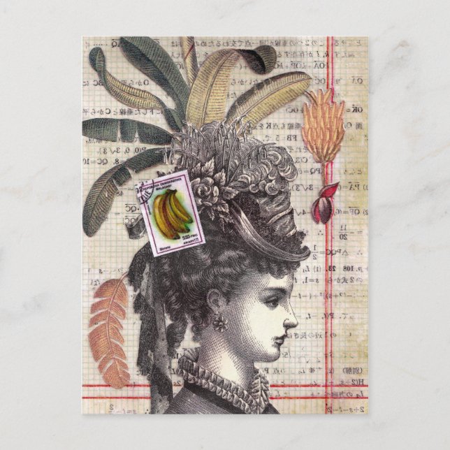 Banana Lady Postkarte (Vorderseite)