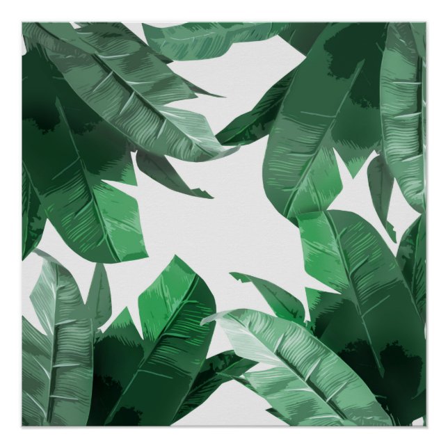 Banana Leaf Art Print Poster (Vorderseite)