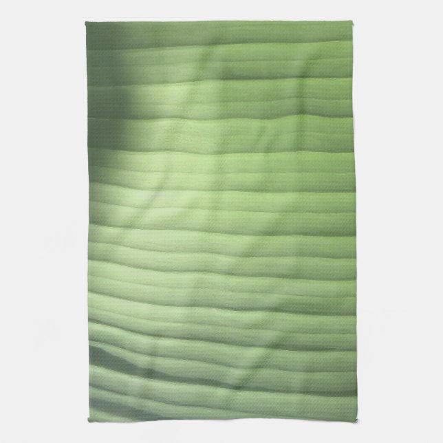 Banana Leaf Closeup Küchentuch (Vertikal)