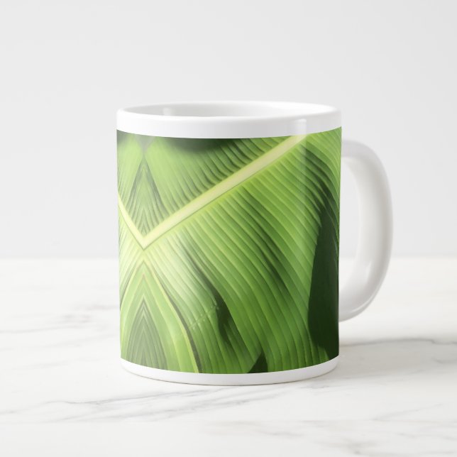 Banana Leaf Jumbo-Tasse (Vorderseite Rechts)