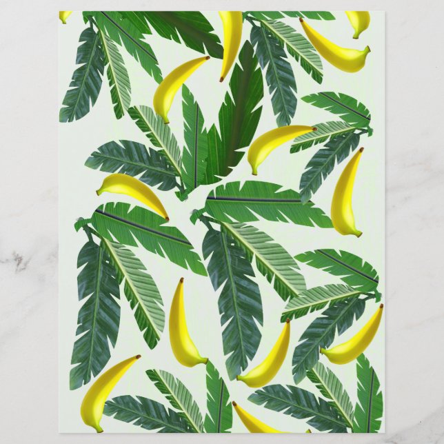 Banana Leaf Scrapbook Paper (Vorderseite)