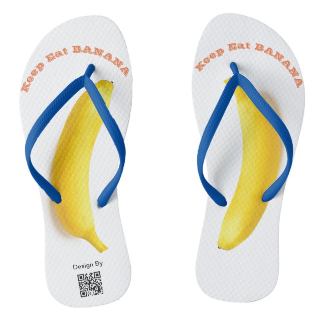 Banana Loever ビーチサンダル Flip Flops (Fußbett)