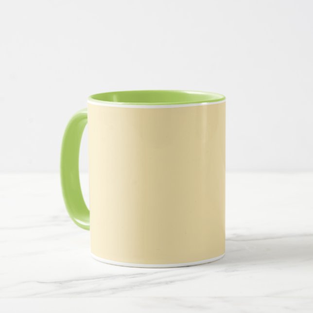 Banana Mania (Vollfarbe) Tasse (Vorderseite Links)