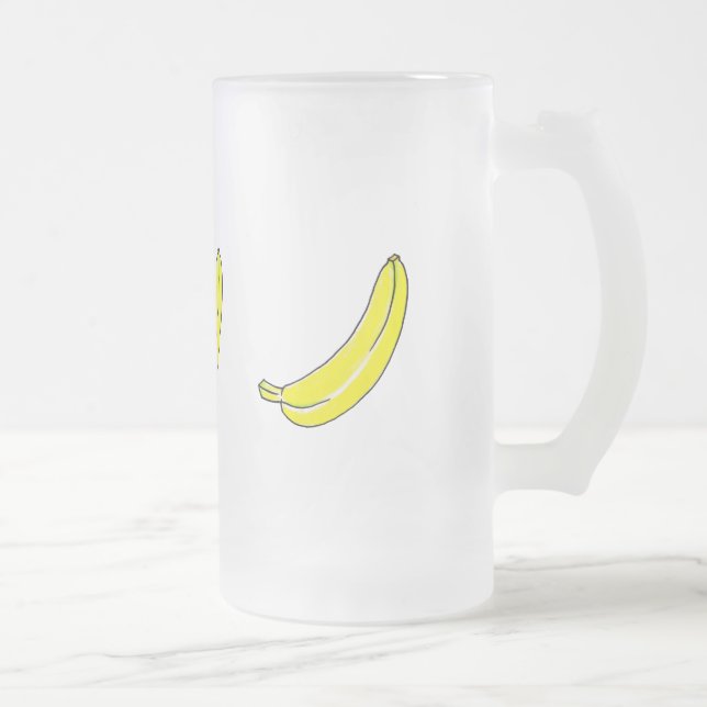 Banana Mattglas Bierglas (Rechts)