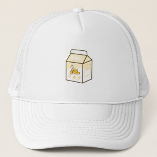 Banana Milk Kawaii Retro Japanische Bananenkühe Truckerkappe