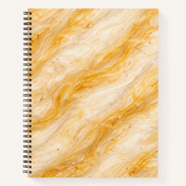Banana Milkshake Marble Texture Design Notizbuch