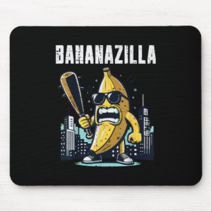 Banana Monster Bananazilla Funny Frucht Meme Men K Mousepad