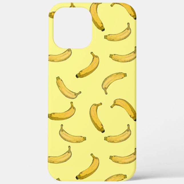 Banana Muster Sketch Version Case-Mate iPhone cas Hülle (Rückseite)