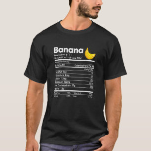 Banana Nutrition Fakten Erntedank Weihnachtsnachts T-Shirt