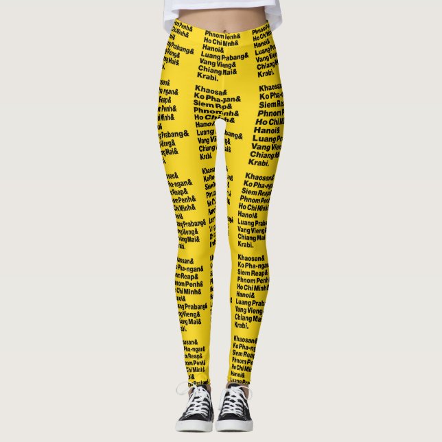 Banana Pancake Trail / Circuit Leggings (Vorderseite)