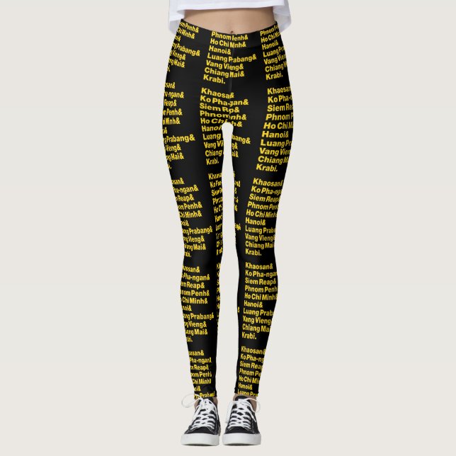 Banana Pancake Trail / Circuit Leggings (Vorderseite)