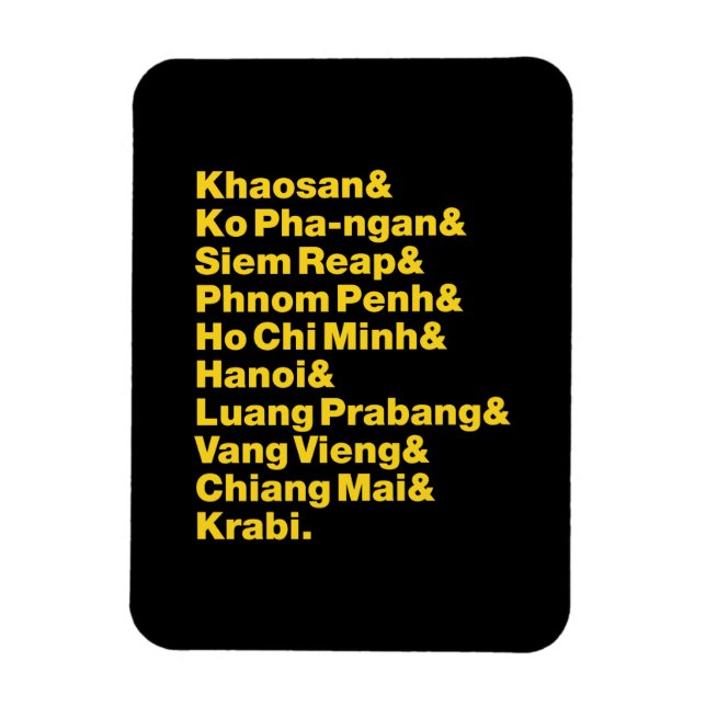 Banana Pancake Trail / Circuit Magnet (Vertikal)