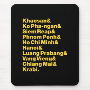 Banana Pancake Trail / Circuit Mousepad