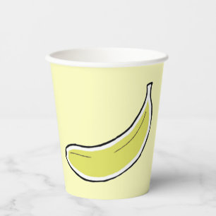 Banana Pappbecher