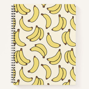Banana Parade Butter Gelb Notizbuch
