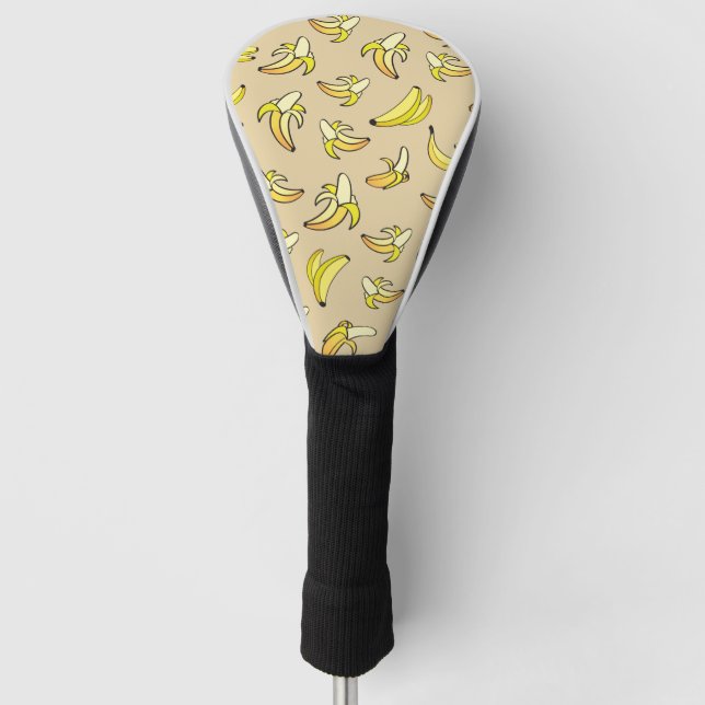Banana Pattern Golf Headcover (Vorderseite)